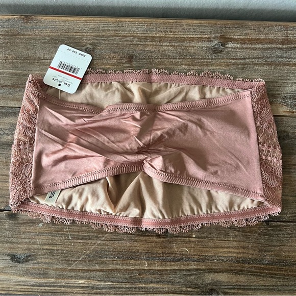 Free People Vintage Rose Camila Lace Bandeau Bra Size X-Small NWT - Picture 3 of 5
